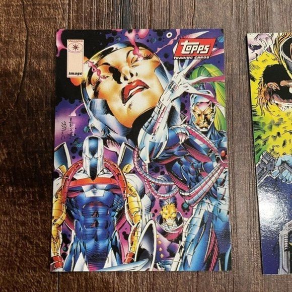 1993 Upper‎ Deck VALIANT ERA Lot of 9 SERIES 1 DEATHMATE COMICS TRADING CARDS - Picture 3 of 11